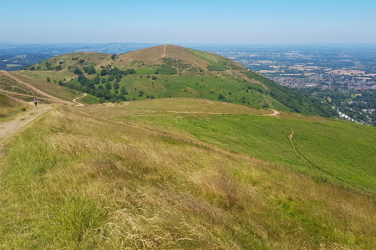 A beautiful, scenic spot overlooking Malvern Hills