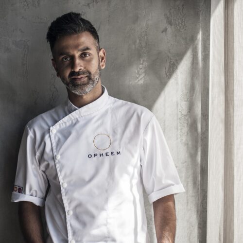 A man in a chef's outfit