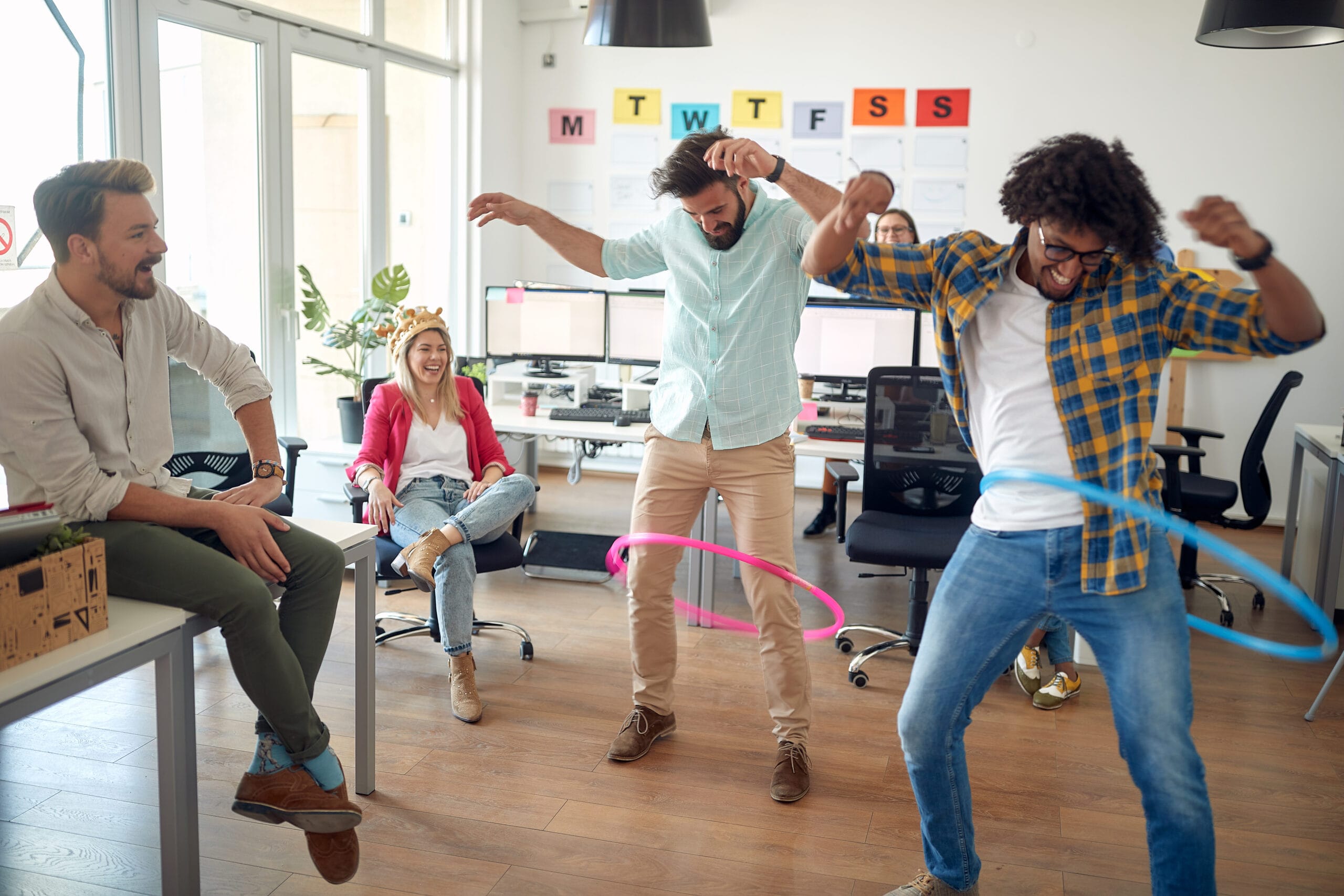 People taking part in a Big Play Day activity